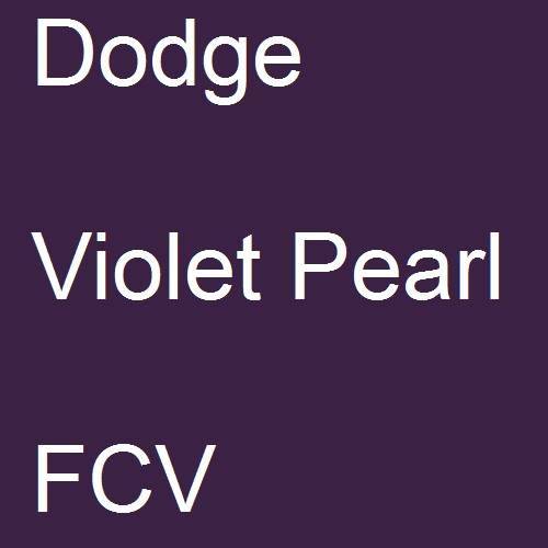 Dodge, Violet Pearl, FCV.